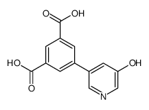 5-(5-hydroxypyridin-3-yl)benzene-1,3-dicarboxylic acid Structure