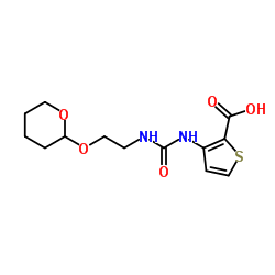 3-[[[[[[2-[(四氢-2H-吡喃-2-基)氧基]乙基]氨基]羰基]氨基]-2-噻吩羧酸图片