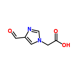 (4-Formyl-1H-imidazol-1-yl)acetic acid结构式