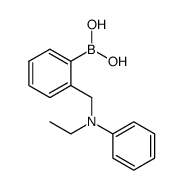 (2-([ethyl(phenyl)amino]methyl)phenyl)boronic acid Structure