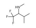 1,1,1-trifluoro-N,3-dimethylbutan-2-amine结构式