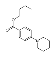 butyl 4-piperidin-1-ylbenzoate结构式
