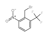 2-(BROMOMETHYL)-1-NITRO-3-(TRIFLUOROMETHYL)BENZENE Structure