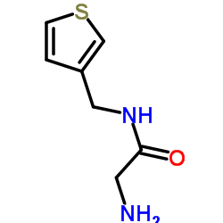 N-(3-Thienylmethyl)glycinamide structure