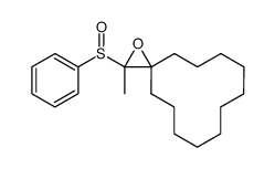 2-methyl-2-(phenylsulfinyl)-1-oxaspiro[2.11]tetradecane结构式