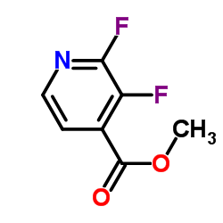 2,3-二氟吡啶-4-甲酸甲酯结构式