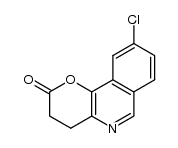 9-chloro-3,4-dihydro-2H-pyrano[3,2-c]isoquinolin-2-one Structure