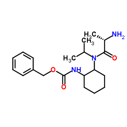 Benzyl {2-[L-alanyl(isopropyl)amino]cyclohexyl}carbamate Structure