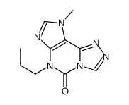 9-methyl-6-propyl-[1,2,4]triazolo[3,4-f]purin-5-one结构式