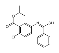 propan-2-yl 5-(benzenecarbonothioylamino)-2-chlorobenzoate结构式