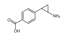 4-[(1R,2S)-2-Aminocyclopropyl]benzoic acid Structure