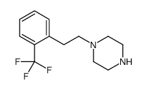 1-[2-[2-(trifluoromethyl)phenyl]ethyl]piperazine结构式