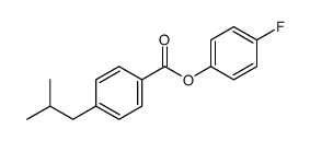 (4-fluorophenyl) 4-(2-methylpropyl)benzoate Structure