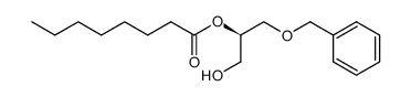 1-O-benzyl-2-O-octanoyl-sn-glycerol Structure