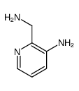 2-(氨基甲基)吡啶-3-胺结构式