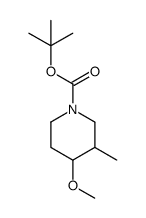 tert-butyl 4-methoxy-3-methylpiperidine-1-carboxylate结构式