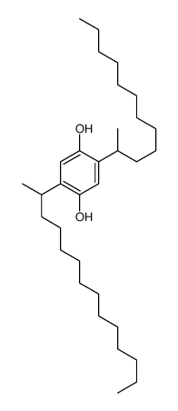 2-dodecan-2-yl-5-tetradecan-2-ylbenzene-1,4-diol结构式