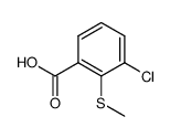 3-Chloro-2-(methylthio)benzoic acid Structure