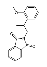 2-(2-(2-methoxyphenyl)propyl)isoindoline-1,3-dione结构式