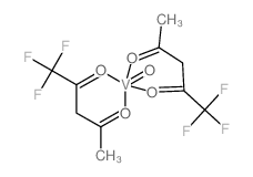 Vanadium,oxobis(1,1,1-trifluoro-2,4-pentanedionato-kO2,kO4)- Structure