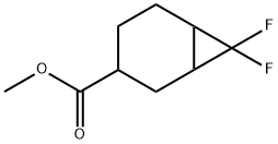 7,7-二氟双环[4.1.0]庚烷-3-羧酸甲酯结构式