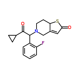 5-[2-环丙基-1-(2-氟苯基)-2-氧代乙基]-5,6,7,7A-四氢噻吩并[3,2-C]吡啶-2(4H)-酮图片