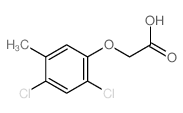 Acetic acid,2-(2,4-dichloro-5-methylphenoxy)- Structure