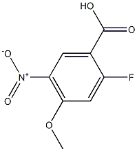 2-Fluoro-4-methoxy-5-nitro-benzoic acid Structure