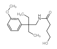 N-[2-ethyl-2-(3-methoxyphenyl)butyl]-4-hydroxybutanamide结构式