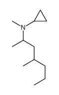 N-methyl-N-(4-methylheptan-2-yl)cyclopropanamine结构式