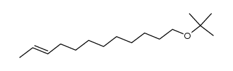 1-tert-butoxy-E-10-dodecen结构式