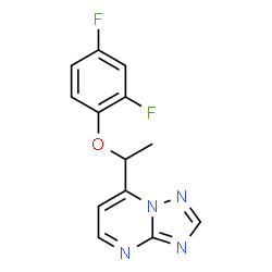 2,4-DIFLUOROPHENYL 1-[1,2,4]TRIAZOLO[1,5-A]PYRIMIDIN-7-YLETHYL ETHER picture