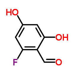 2-Fluoro-4,6-dihydroxybenzaldehyde structure