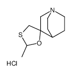 2-Methyl-1'-azaspiro[[1,3]oxathiolane-5,3'-bicyclo[2.2.2]octane](Hydrochloride) Structure