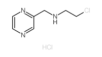 2-Pyrazinemethanamine,N-(2-chloroethyl)-, hydrochloride (1:2) Structure