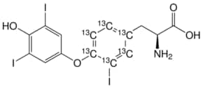 3,3′,5′-三碘-L-甲状腺素-13C6 溶液结构式