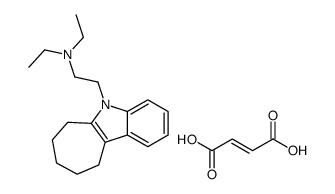 diethyl-[2-(7,8,9,10-tetrahydro-6H-cyclohepta[b]indol-5-yl)ethyl]azanium,(E)-4-hydroxy-4-oxobut-2-enoate Structure
