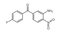 3-Amino-4-nitro-4'-fluorobenzophenone Structure