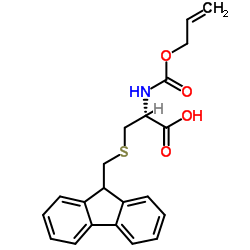S-(9H-芴-9-基甲基)-N-[(2-丙烯-1-基氧基)羰基]-L-半胱氨酸图片