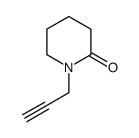 1-prop-2-ynylpiperidin-2-one结构式