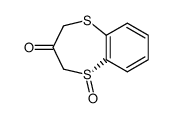 (R)-1,5-benzodithiepan-3-one 1-oxide Structure
