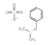 Sulfonium, dimethyl(phenylmethyl)-, perchlorate Structure