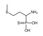 1-dihydroxyphosphinothioyl-3-methylsulfanylpropan-1-amine Structure