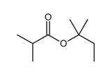 Propanoic acid, 2-Methyl-, 1,1-dimethylpropyl ester结构式