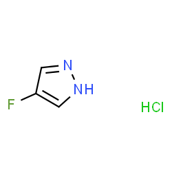 4-氟-1H-吡唑盐酸结构式