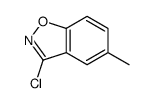 3-氯-5-甲基-苯并[d]异噁唑结构式
