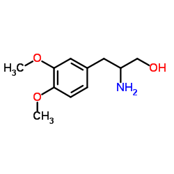 2-Amino-3-(3,4-dimethoxyphenyl)-1-propanol Structure