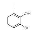 2-Bromo-6-iodophenol Structure