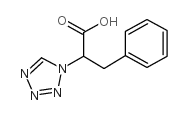 3-PHENYL-2-(1H-TETRAZOL-1-YL)PROPANOIC ACID structure