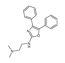 2-((2-(Dimethylamino)ethyl)amino)-4,5-diphenyloxazole Structure